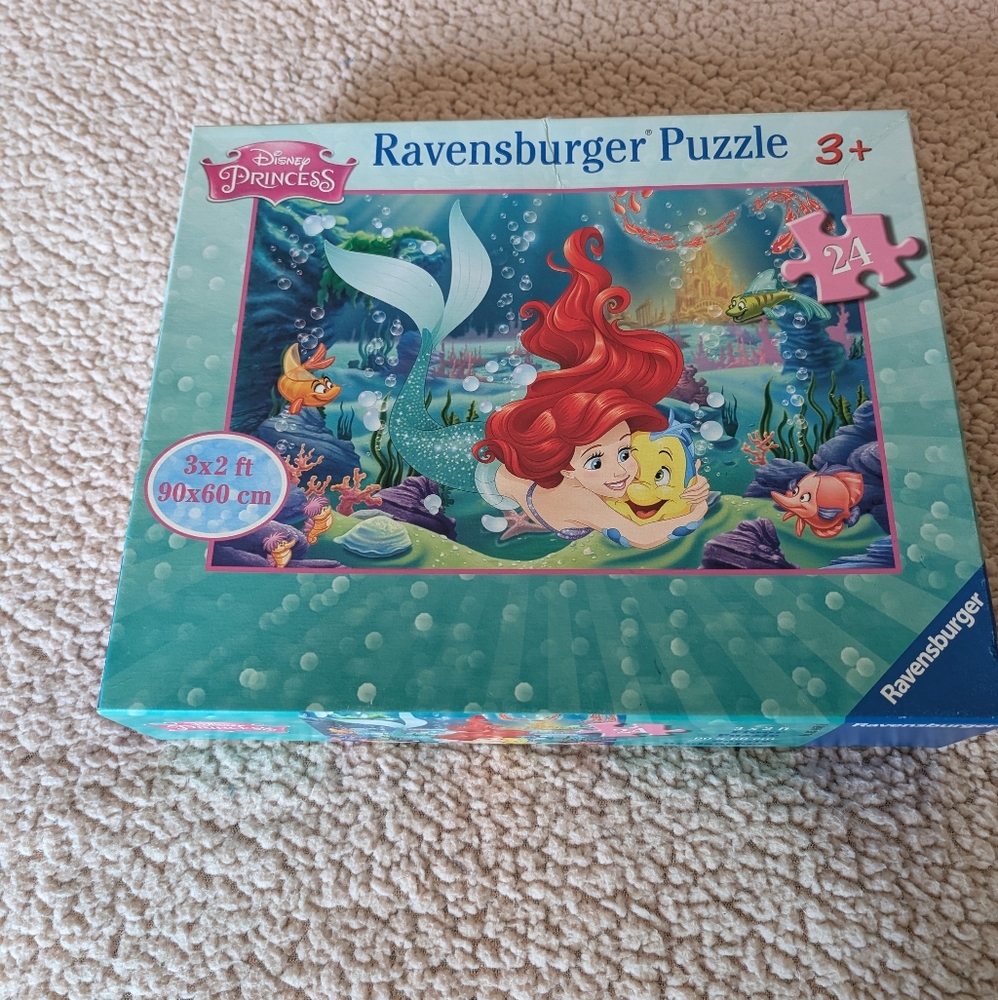 Little Mermaid 24 Piece Floor Puzzle